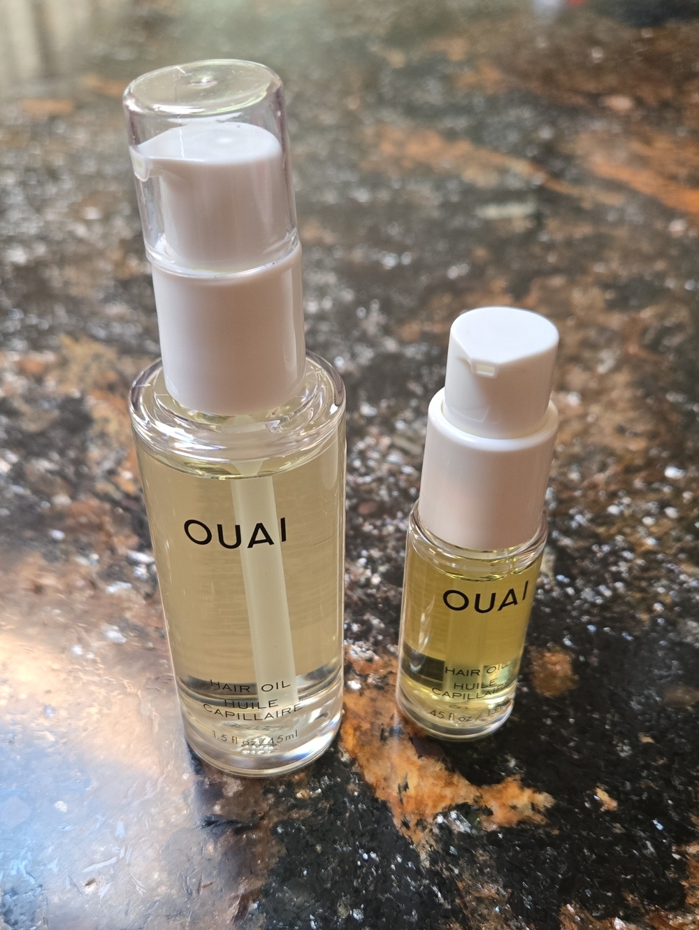 OUAI Hair Oil Duo in 1.5 & .45 Ounces